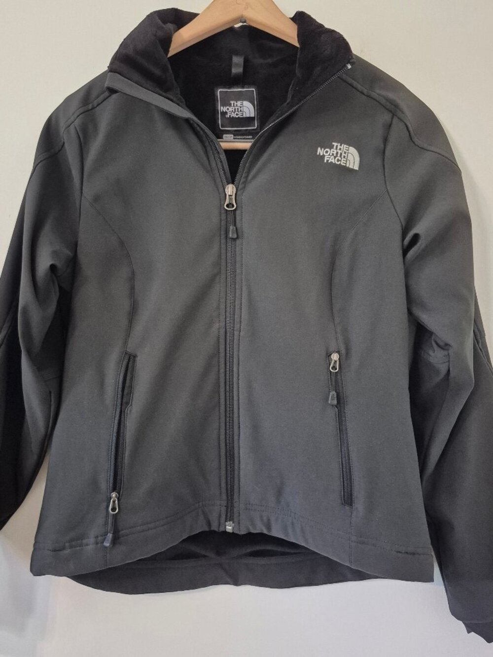 The North Face Apex Chromium Women XS Black Fleece Lined Legacy 2010 Athleisure
